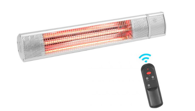 Electric Wall Mounted Infrared Heater With Remote Control