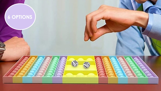 Wish Whoosh Offers Push 'N' Pop Sensory Stress Relieving Party Game - 6 Colours