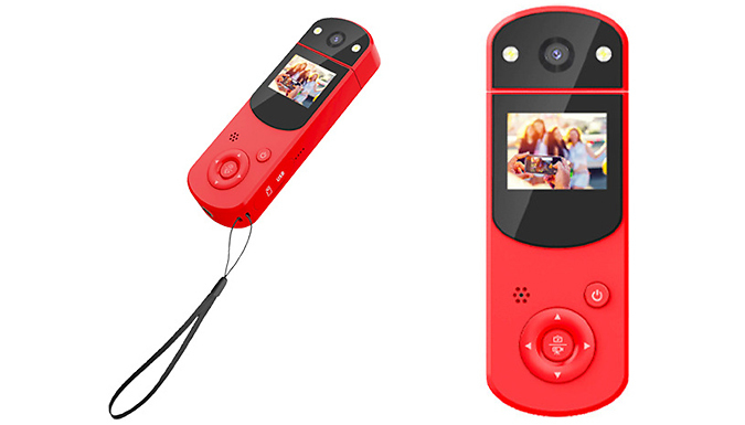 Mini 1080P Portable Camera with Optional 32GB Card - 4 Colours