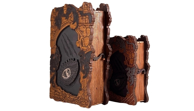 Enchanted Dragon Book with Secret Storage Box - 2 Sizes!