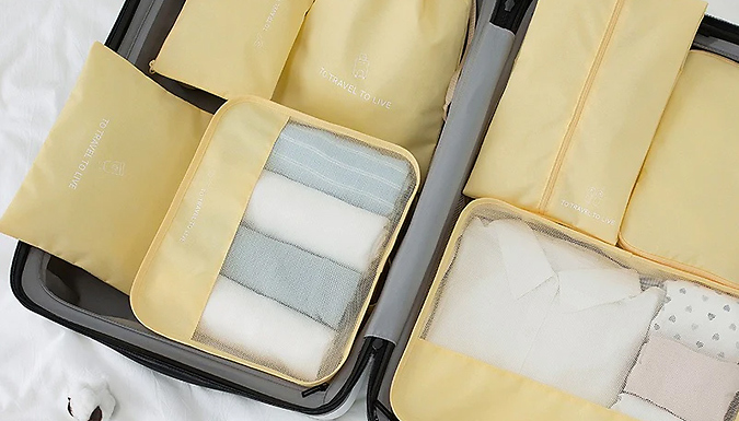 Living in cheap yellow packing cubes