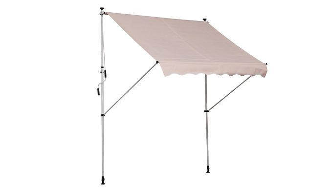 Outsunny Adjustable Crank Garden Awning - 1.7-2.8M!