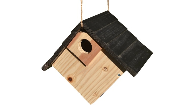 Wooden Bird House Box