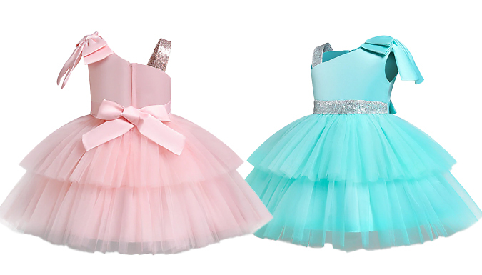 Kids Ballet Dress with Headband - 2 Colours, 5 Sizes