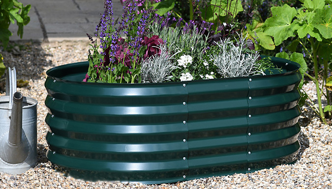 Metal Raised Modular Planter