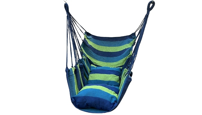 Comfy Lazy-Style Hanging Chair with Pillows - 2 Colours