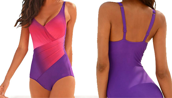 Push-Up Wrap Swimsuit - 2 Colours