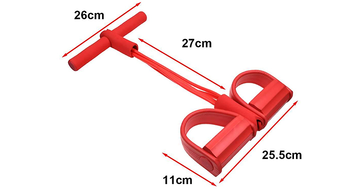 2 or 4 Handle & Pedals Resistance Bands - 5 Colours