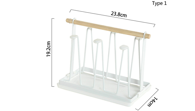Iron Cup Holder Drying Rack - 4 Designs