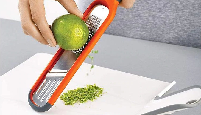 2-in-1 Mini Stainless Steel Grater and Slicer
