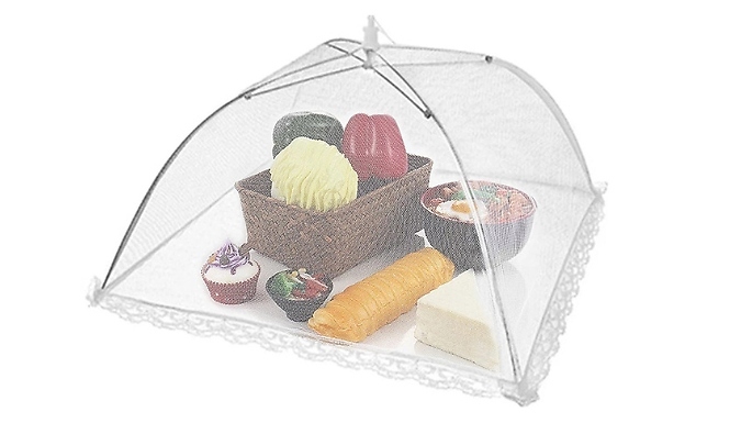 2-Pack Lace Mesh Food Screen Tent