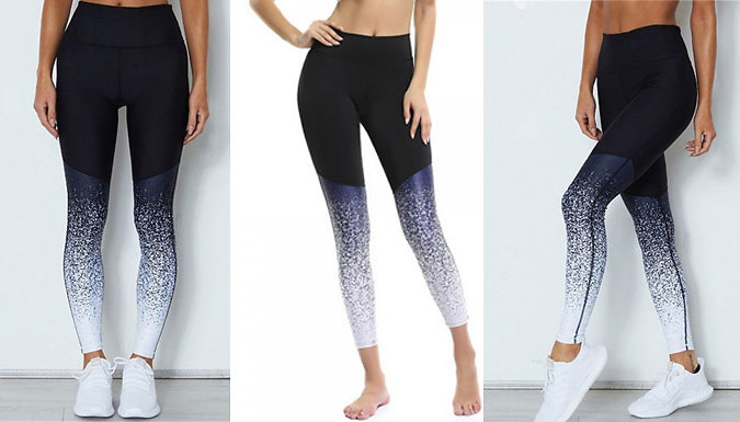 Gradient Fitness Leggings - 3 Colours & 3 Sizes from Go Groopie IE