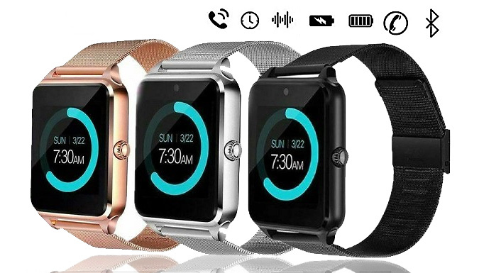 SportStrap Bluetooth Smart Watch - 3 Colours
