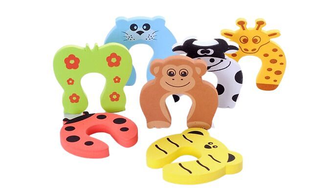 5-Piece Cartoon Animal Doorstop