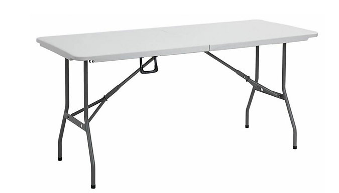 6ft Folding Heavy Duty Outdoor Trestle Table!