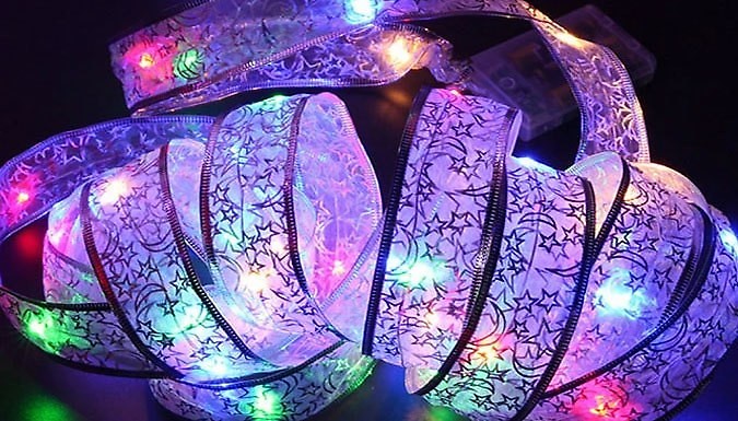 40 LED 4m Copper Wire Ribbon Lights - 3 Colours