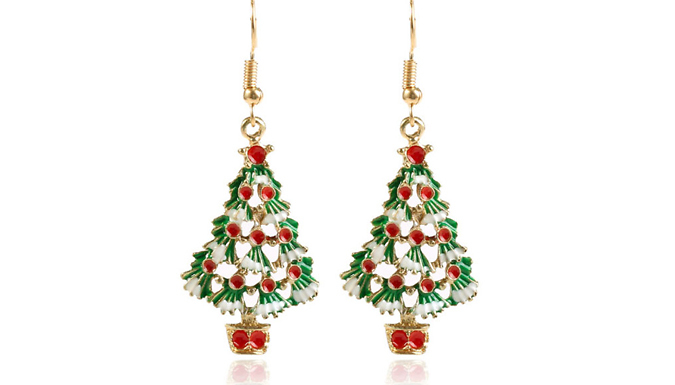 Christmas Tree Earrings