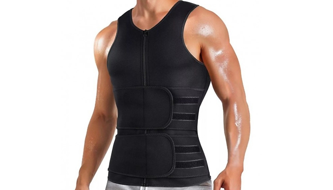 2-In-1 Vest With Waist Trainer - 2 Colours & 5 Sizes