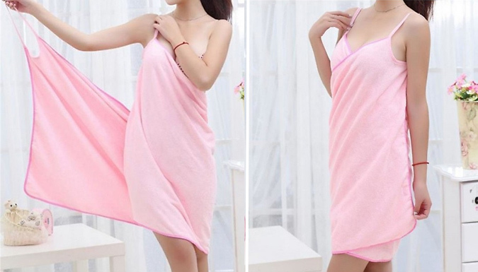 Quick Dry Towel Wrap Dress - 5 Colours