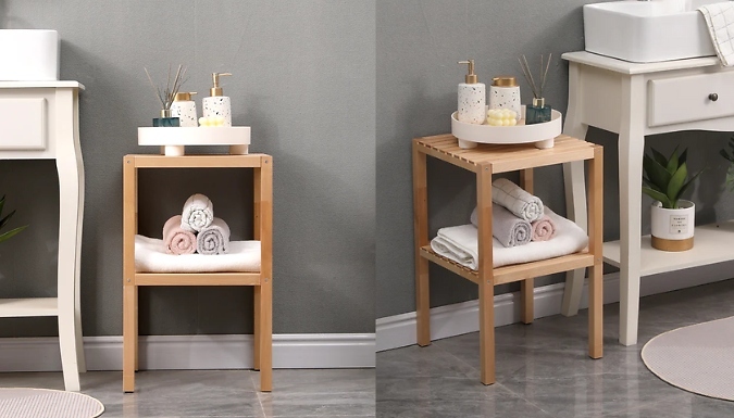 Solid Birch-Wood Shelving Units - 4 Sizes!