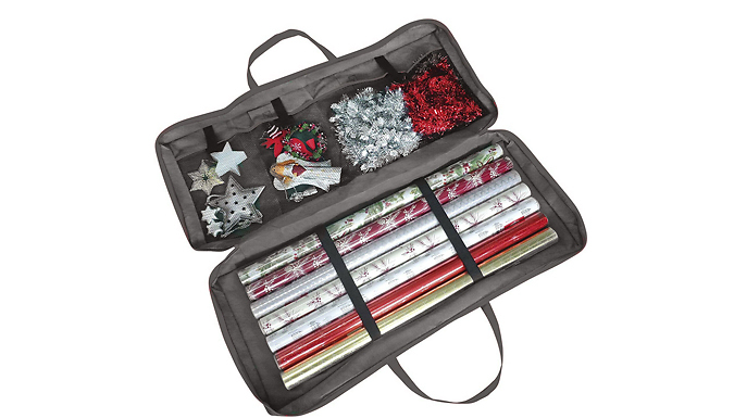 Christmas Wrapping Paper Storage Bag - 2 Colours