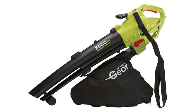 Garden Gear 3-In-1 Leaf Blower, Vac & Shredder - 3500W