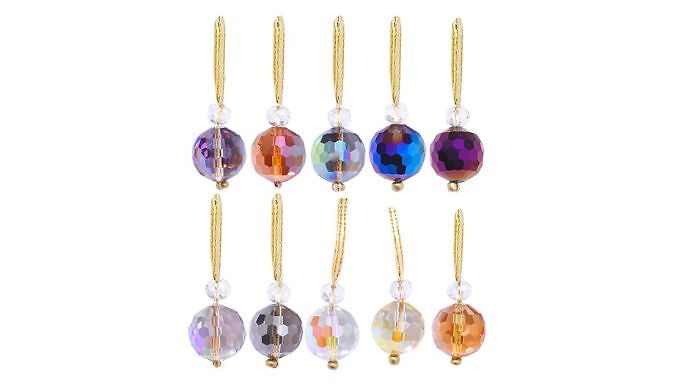 12-Piece Glass Ball Christmas Tree Decorations - 3 Colours