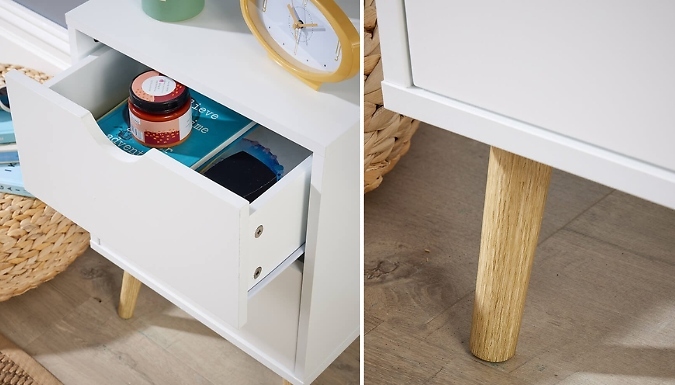 Skara 2-Drawer Bedside Cabinet