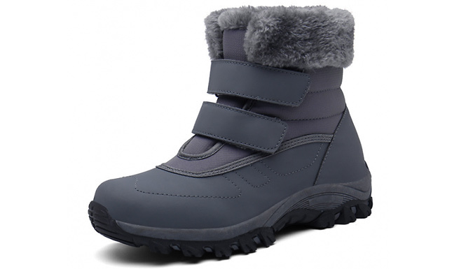 High Top Plush-Lined Winter Boots - 2 Colours & 5 Sizes
