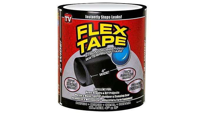 1 or 2 Rolls of Flex Tape Waterproof Multi-Tape - 3 Colours