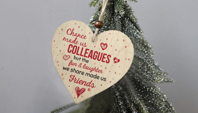 8-Pack Sentimental Wooden Love Quote Decorations