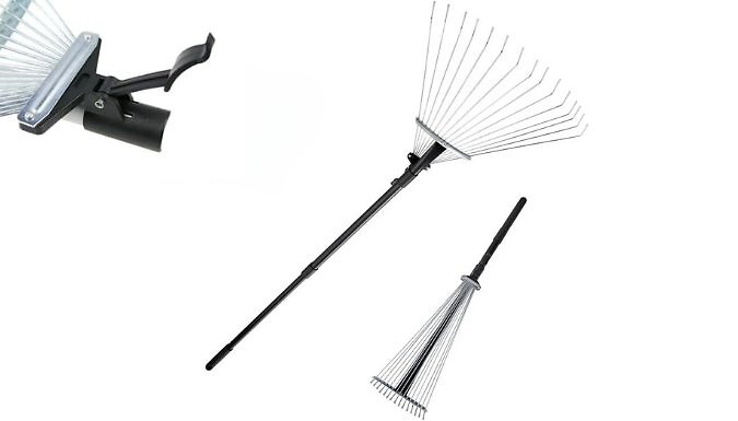 Telescopic Expanding Garden Rake!