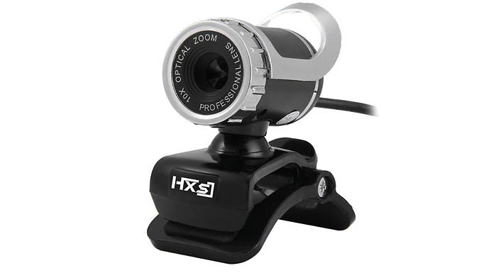 HD Web Camera with Built-In Microphone