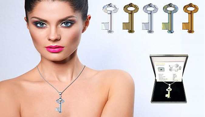 Taylors Jewellery Yoko Ono Designed Swarovski® Key Pendant - 5 Colours