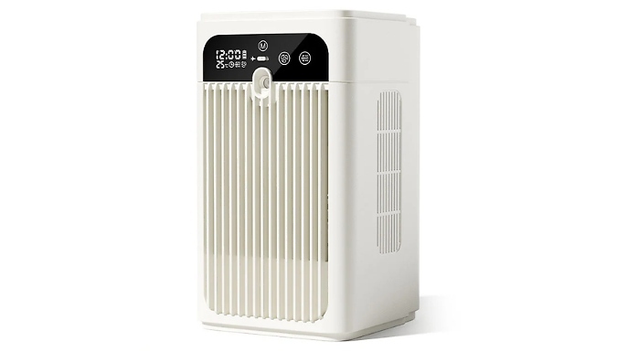 3-in-1 Mini Desktop Air Cooler with 500ml Water Tank - Cooler, Fan & Humidifier!