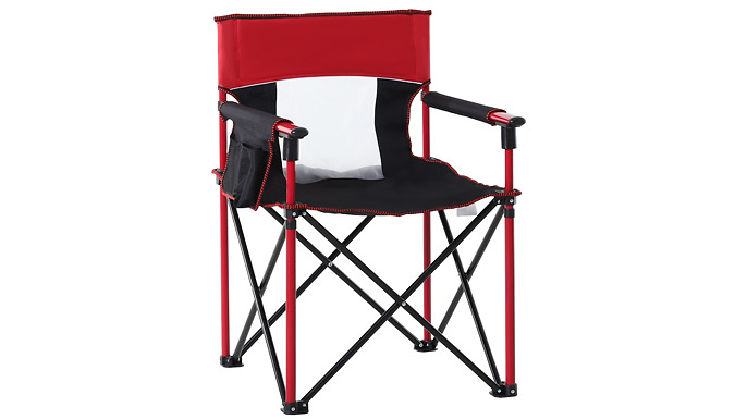 Folding Camping Chair with Pockets