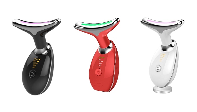 Neck 'Lifting & Tightening' LED Beauty Device - 3 Colours