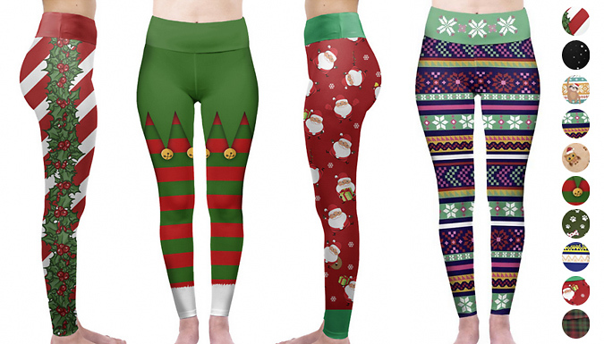 Christmas Print Leggings - 10 Designs