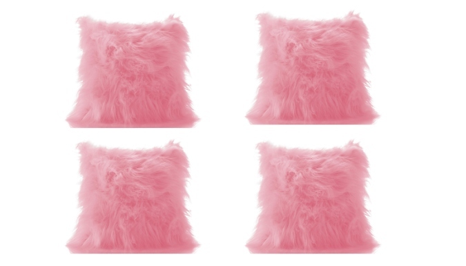 4-Pack of Mongolian Faux Fur Cushions - 2 Colours