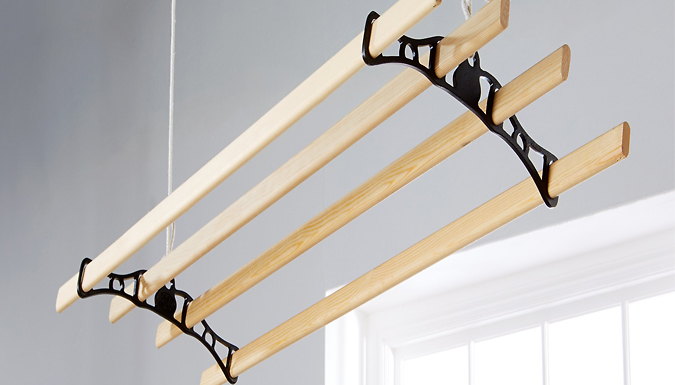 Victorian-Style 1.2M Hanging Clothes Airer