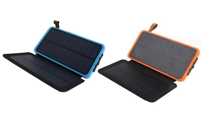 Portable Folding Solar Power Bank - 2 Colours