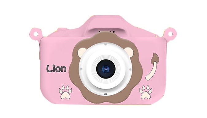 Kid's Mini Lion HD Digital Camera - Optional SD Card & 2 Colours