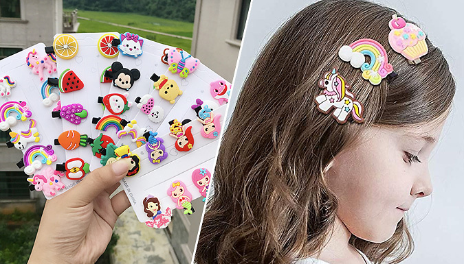 Pollyjoy 30 or 60 Girls Cute Hair Clips