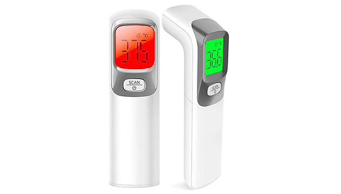 Digital Thermometer, Fingertip Oximeter & Kids Face Cover Bundle - 5 Options & 4 Colours