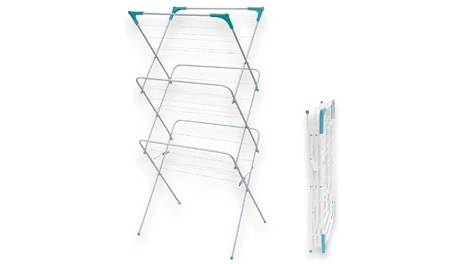 HomeVibe 3-Tier Clothes Airer Rack