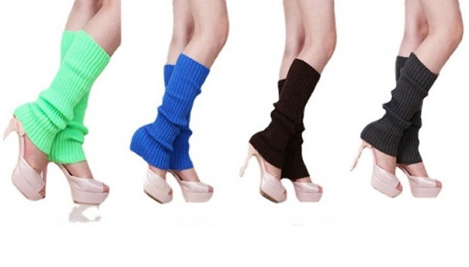 Retro Leg Warmers - 8 Colours from Go Groopie