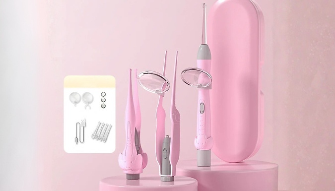 Luminous Magnifier Ear Cleaning Tools - 3 Colours