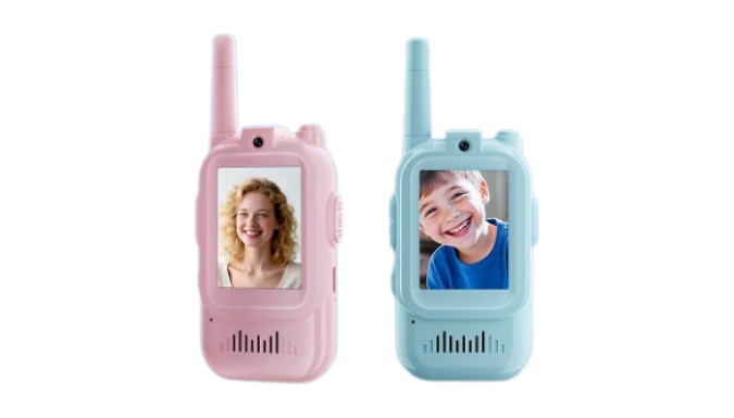 Children's Wireless Video Screen Walkie Talkie Set