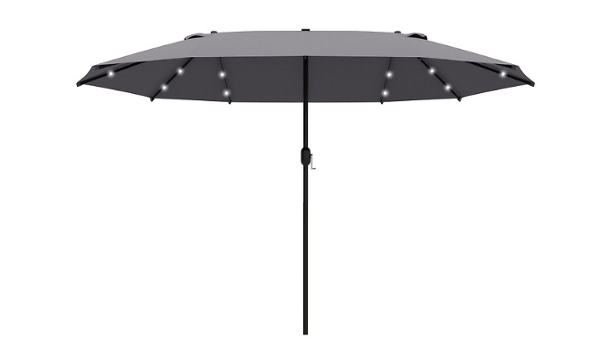 4.4m LED Solar Powered Giant Parasol