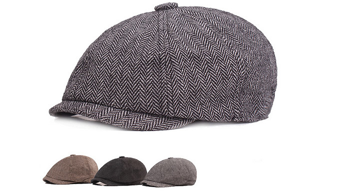 Men's Newsboy Painter Caps - 3 Colours